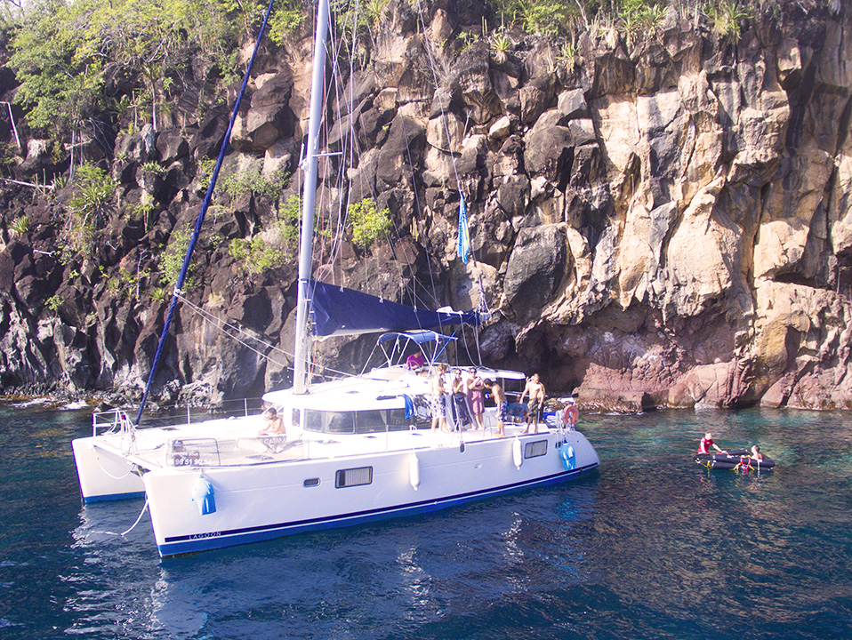 excursion catamaran dauphin martinique