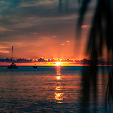 coucher-de-soleil-martinique-catamaran
